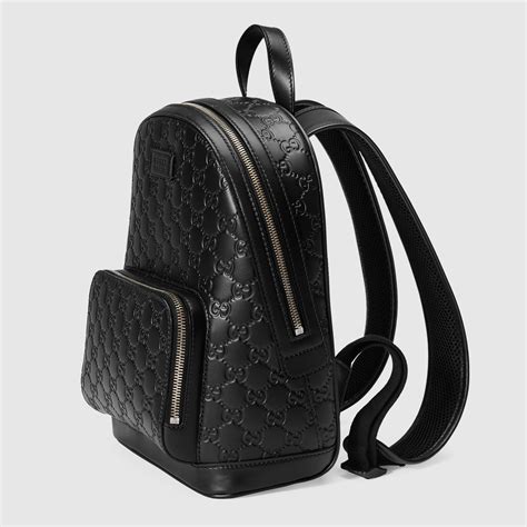 gucci leather backpack replica|gucci signature backpack.